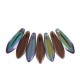 Abalorios de cristal checo Dagas de Bohemia 16mm - Crystal copper rainbow